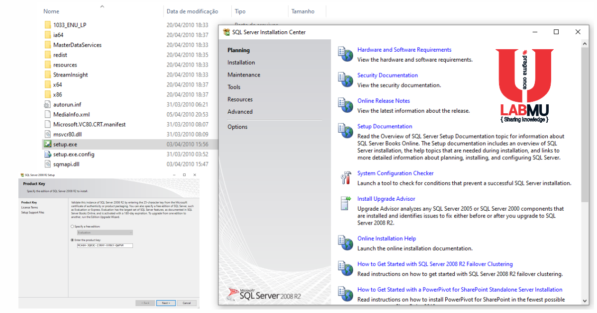 Labmu downloads sql server